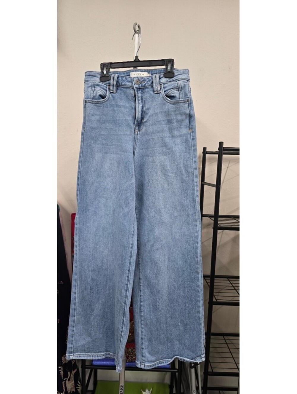 HIDDEN Los Angeles Nori High-Rise Wide-Leg Jeans – Size 27